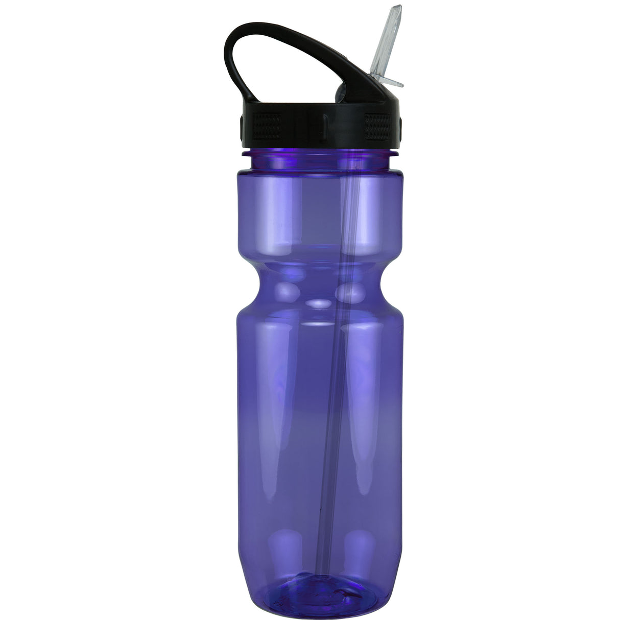22 Oz. Translucent Bike Bottle w/ Sport Sip Lid and Straw