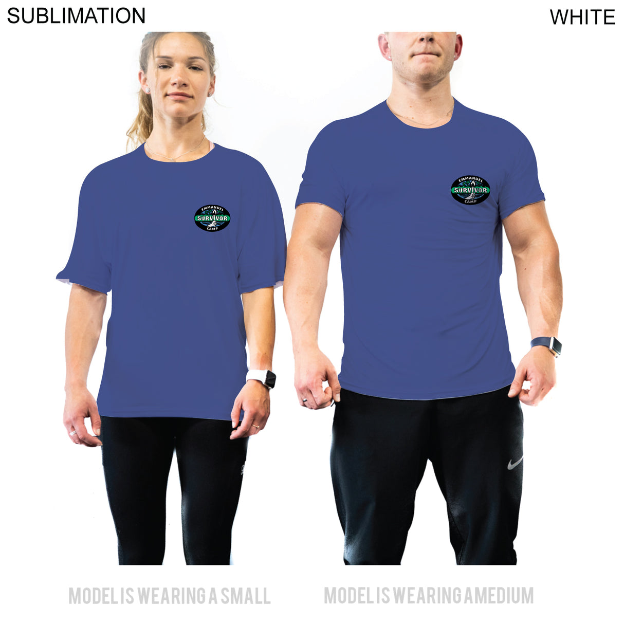 Survivor Themed Sublimated Unisex T-Shirt, NO SETUP CHARGE