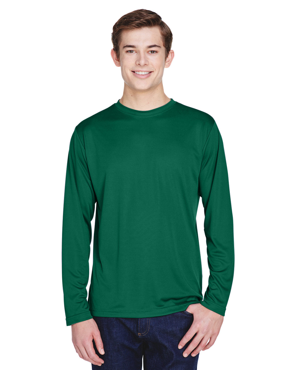 000193 Team 365 Men's Zone Performance Long-Sleeve T-Shirt