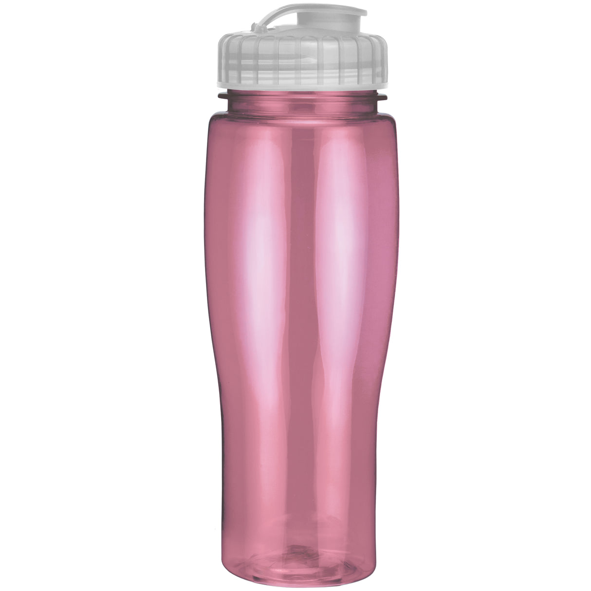 24 Oz. Contour Translucent Bottle w/ Flip Top Lid