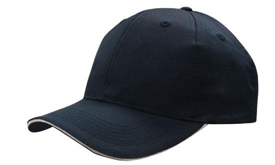 Breathable Poly Twill Cap w/Sandwich Trim