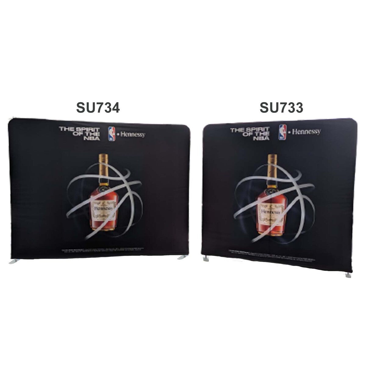 72 Hr Fast Ship -8'W x 8'H EuroFit Straight Wall Display Kit, with Full Color Graphics Double Sided