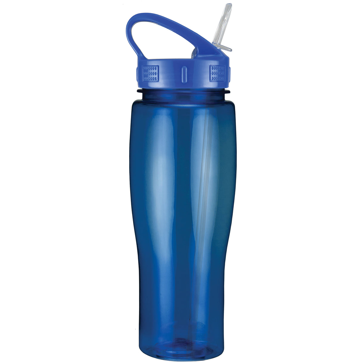 24 Oz. Contour Translucent Bottle w/ Sport Sip Lid and Straw