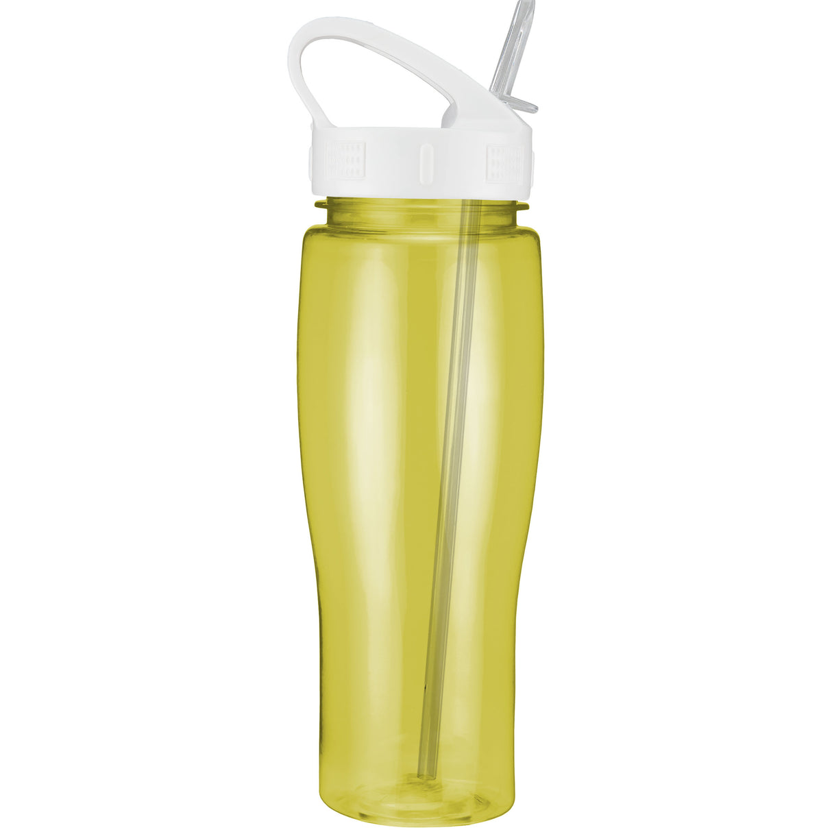 24 Oz. Contour Translucent Bottle w/ Sport Sip Lid and Straw