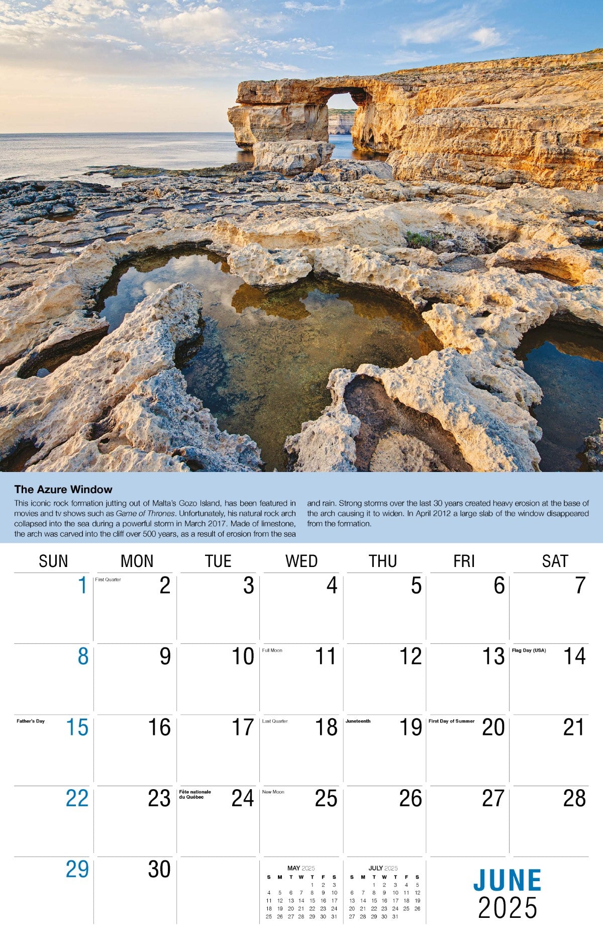 Galleria Wall Calendar 2025 Planet Earth Calendar