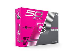 Wilson Staff® 50 Elite Pink Golf Balls (1 Dozen)