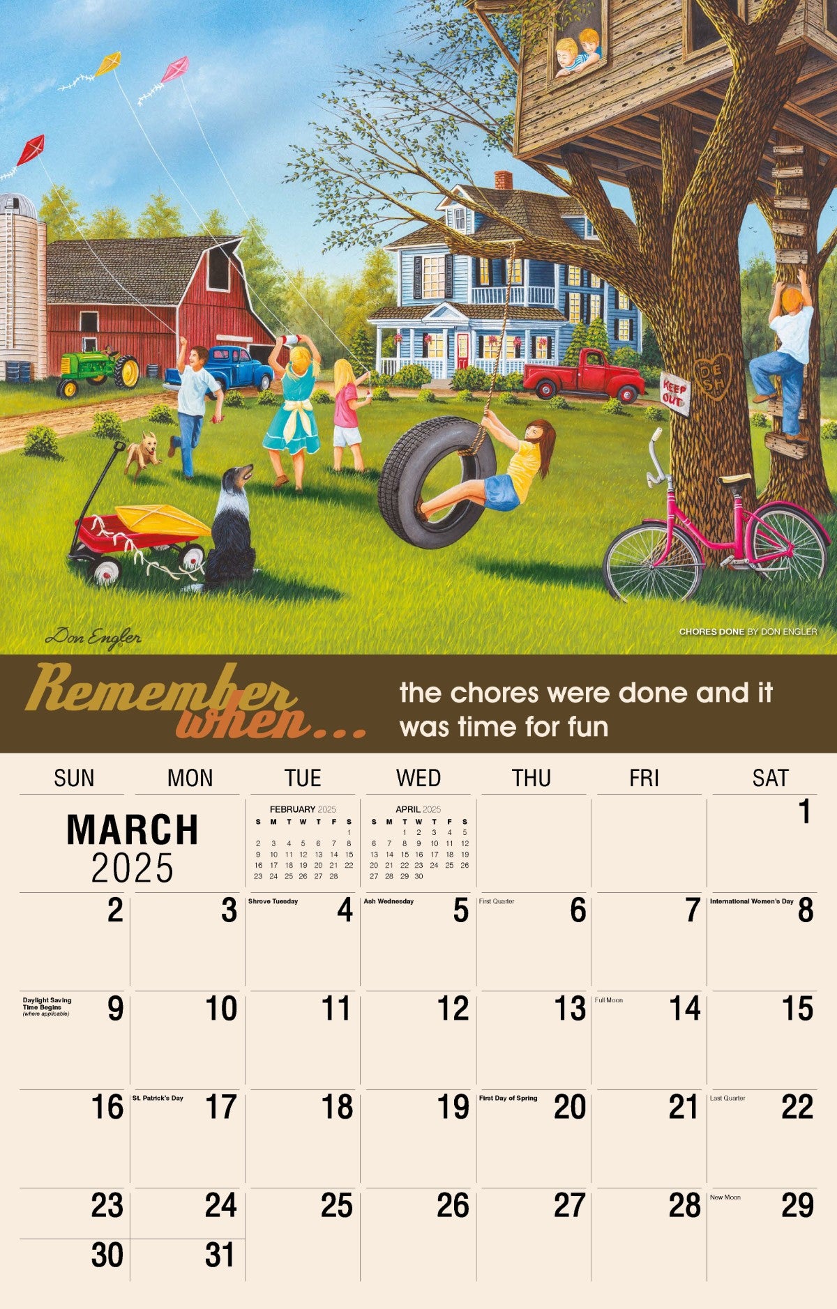 Galleria Wall Calendar 2025 Remember When Calendar