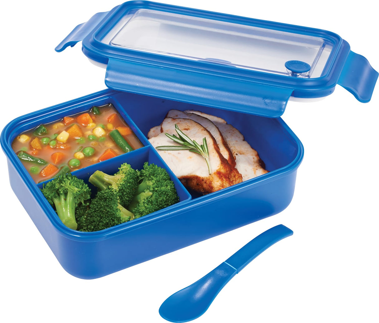 Three Compartment Food Storage Bento Box