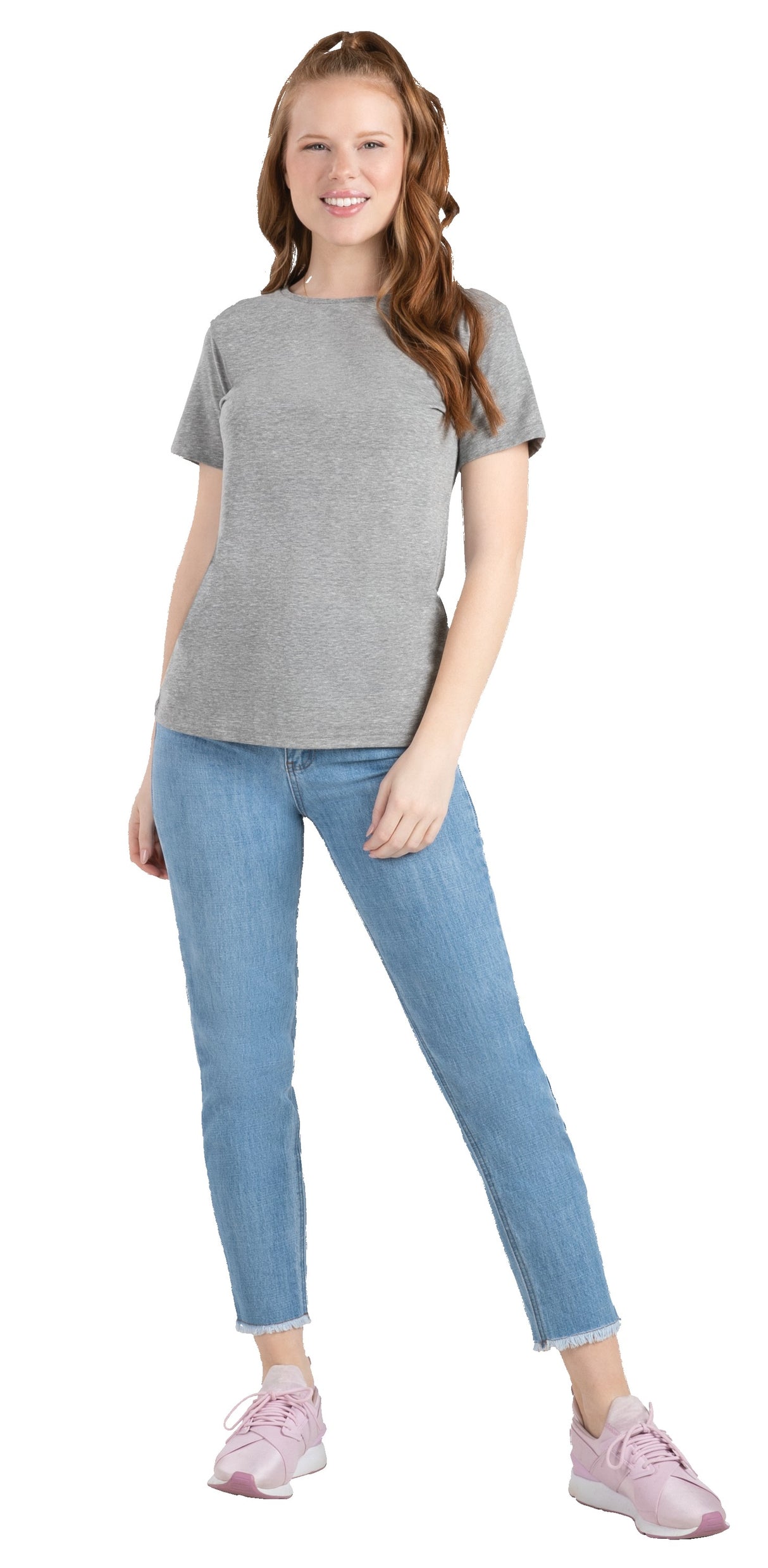 Ladies All-Day Core Basic Tri-Blend Tee