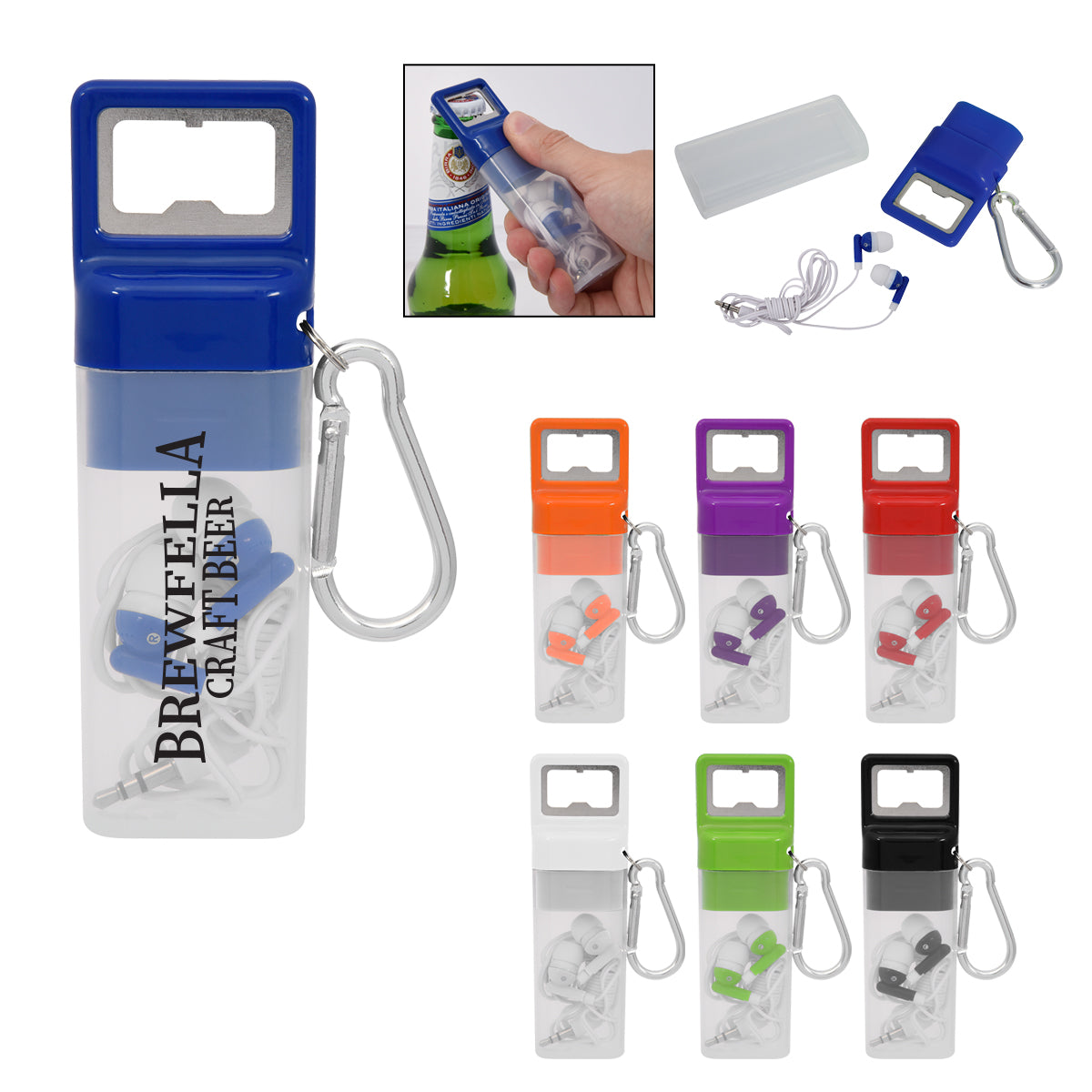 Ensemble Earbuds Set With Bottle Opener