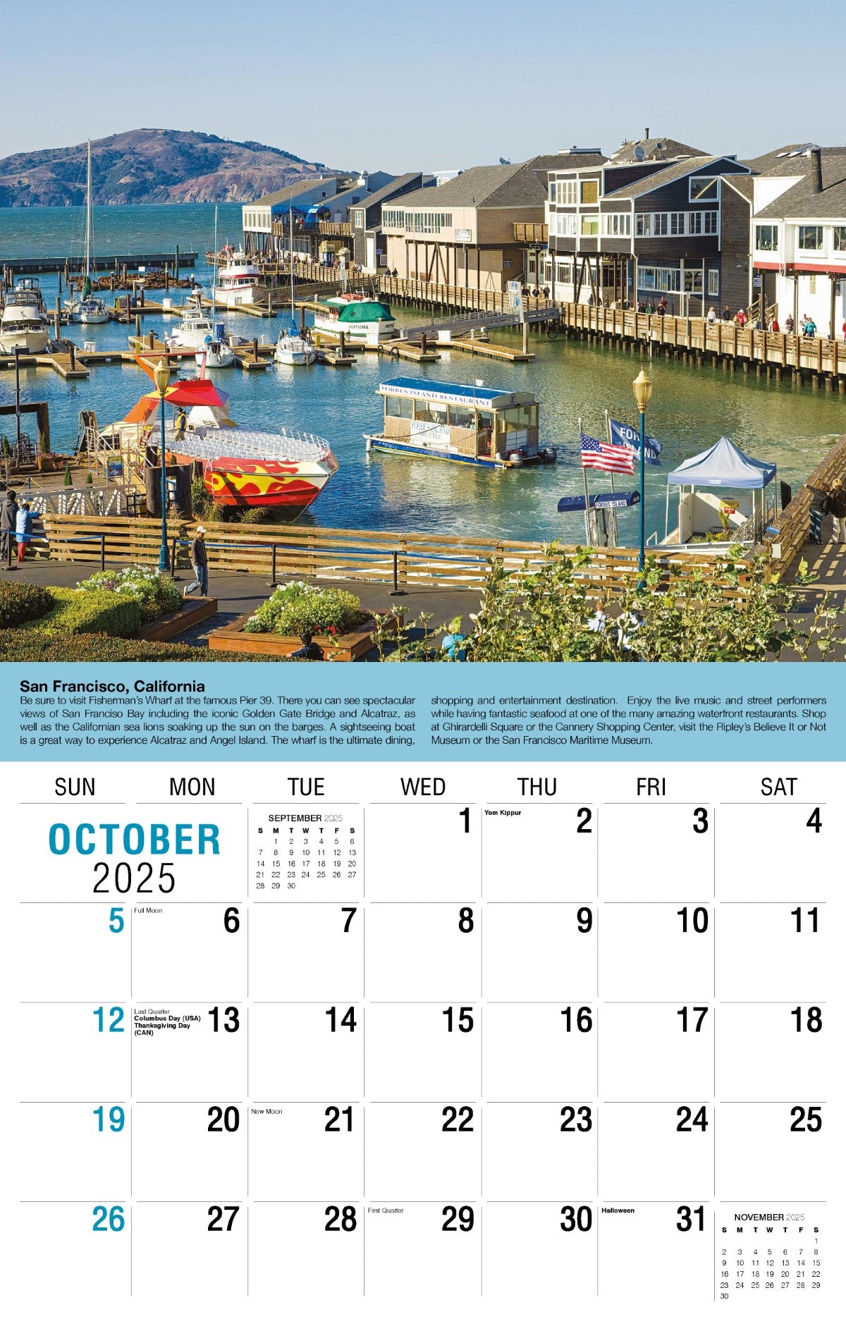 Galleria Wall Calendar 2025 World Travel