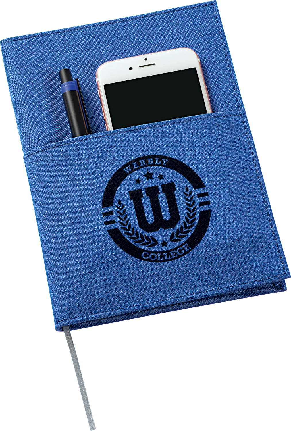 5" x 7" FSC® Mix Canvas Pocket Refillable Notebook