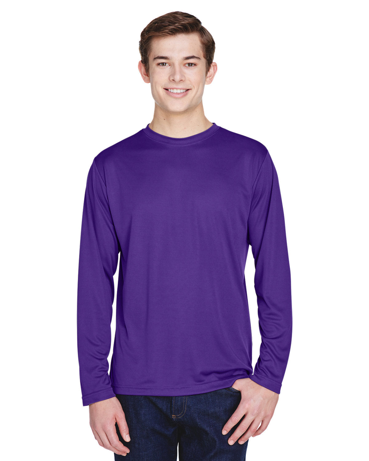 000193 Team 365 Men's Zone Performance Long-Sleeve T-Shirt