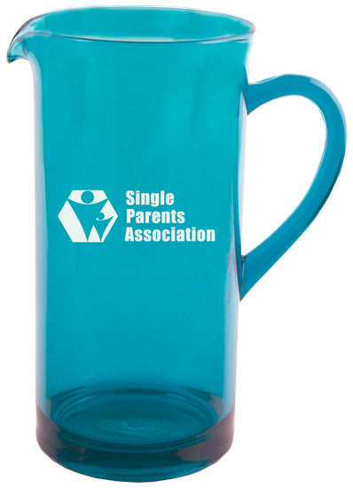 Heavy Base Pitcher 50oz blue no lid