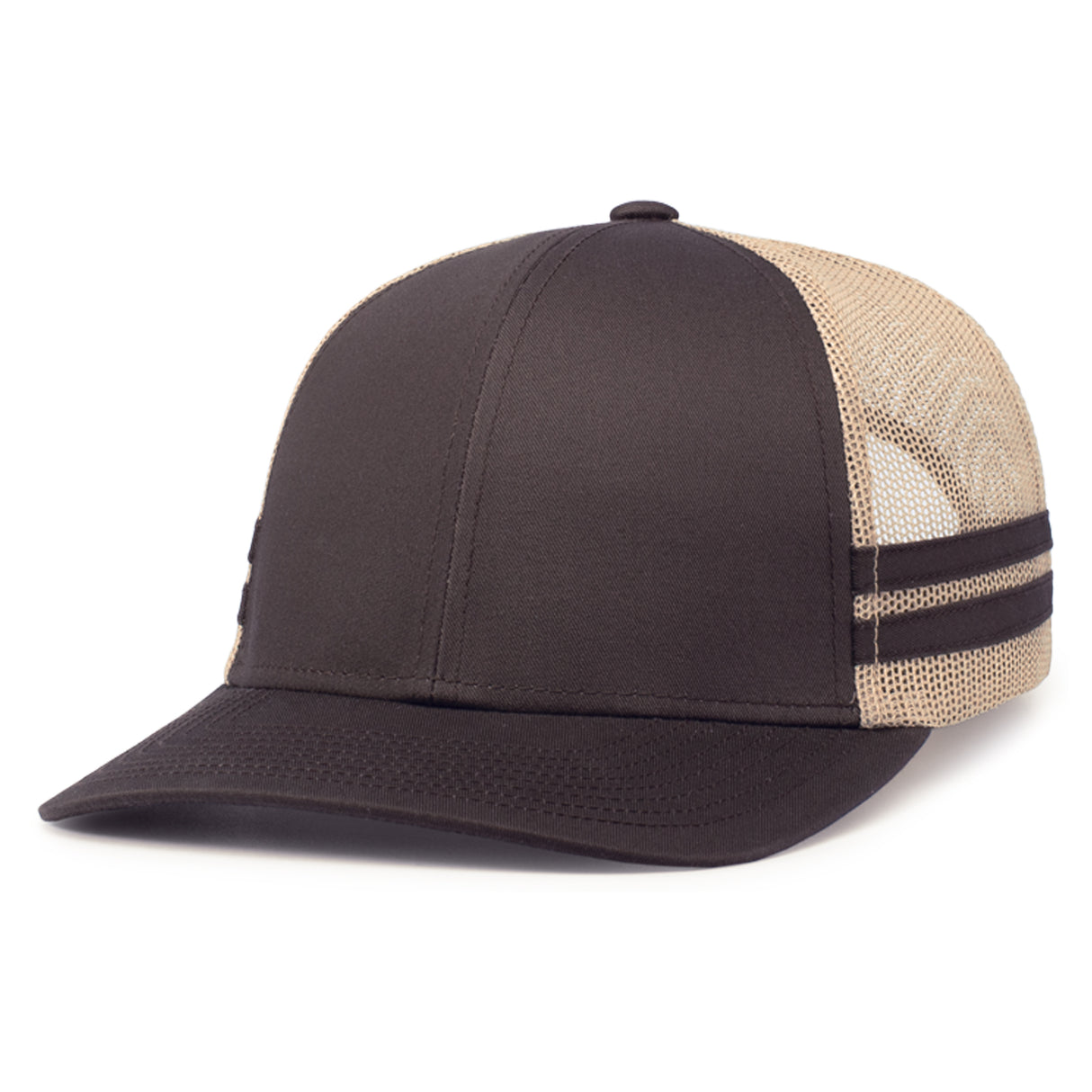 Low-Profile Stripe Trucker Cap