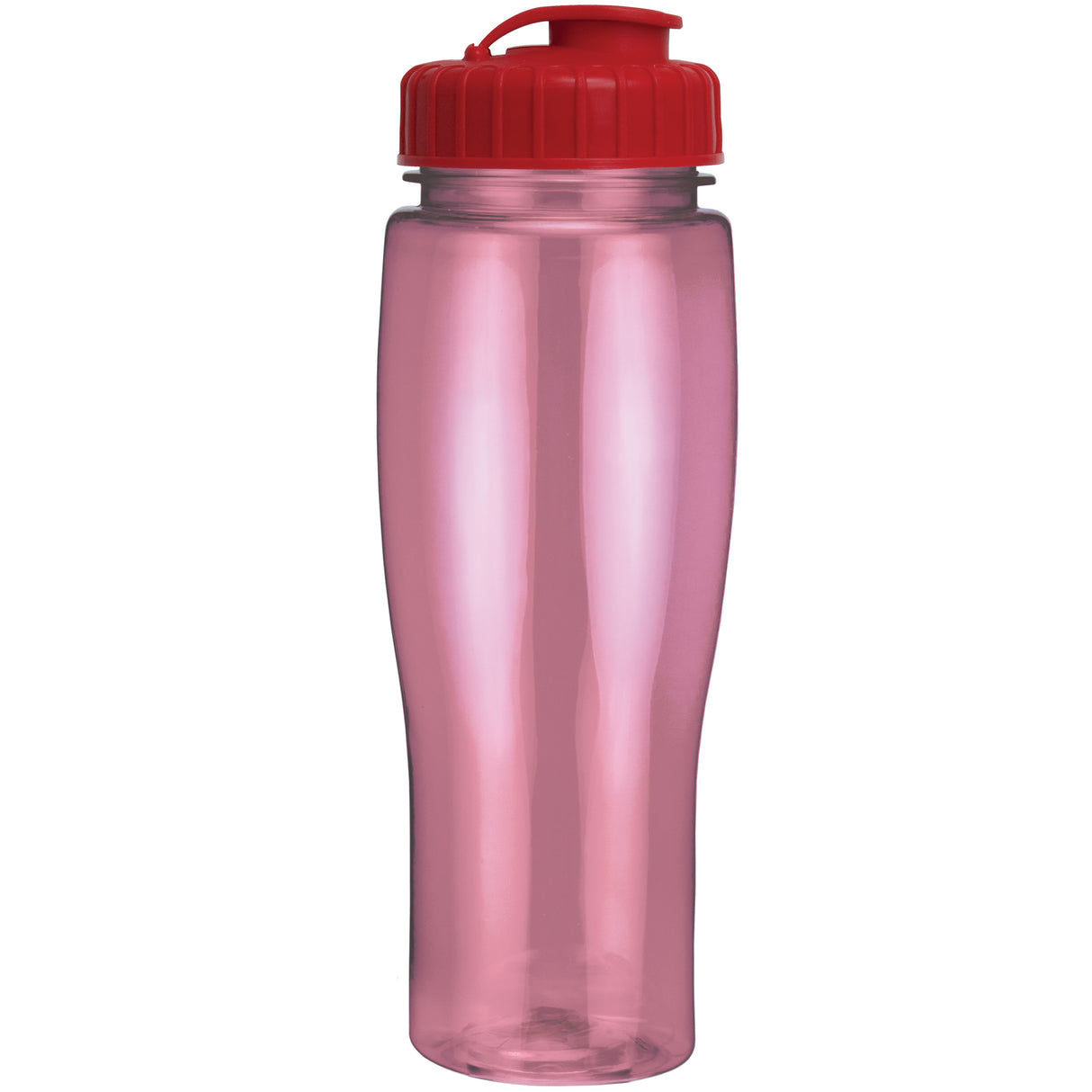 24 Oz. Contour Translucent Bottle w/ Flip Top Lid