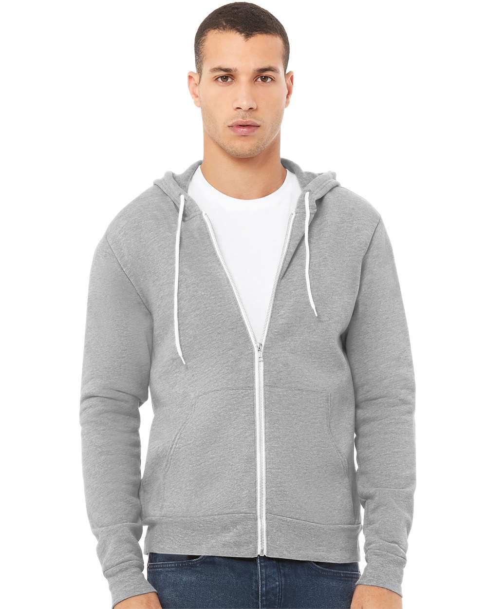 000035 Bella+Canvas® Unisex Sponge Fleece Full-Zip Hoodie