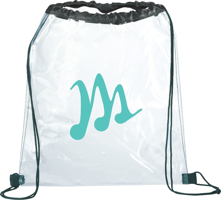 Rally Clear Drawstring Bag