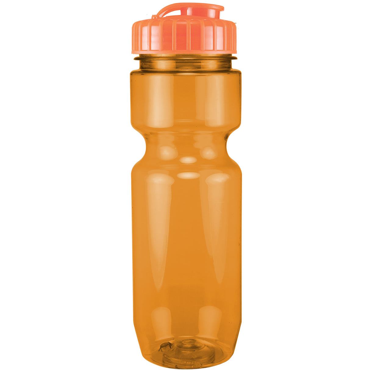 22 Oz. Translucent Bike Bottle w/ Flip Top Lid