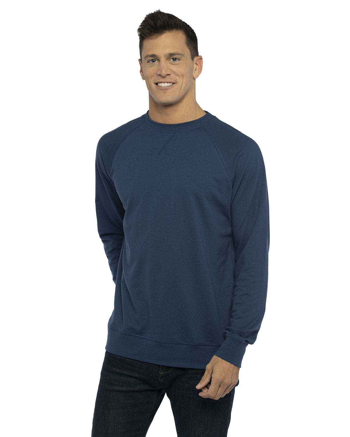 NEXT LEVEL APPAREL Unisex Laguna French Terry Raglan Sweatshirt