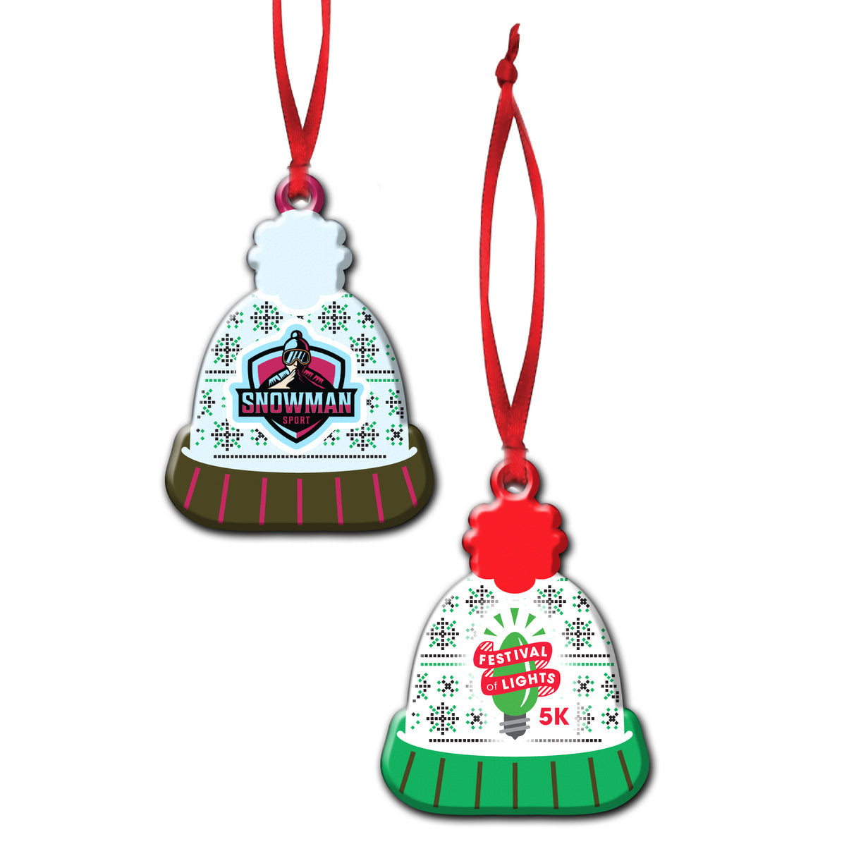 Knit Tuque Ornament (Realism), MADE IN CANADA