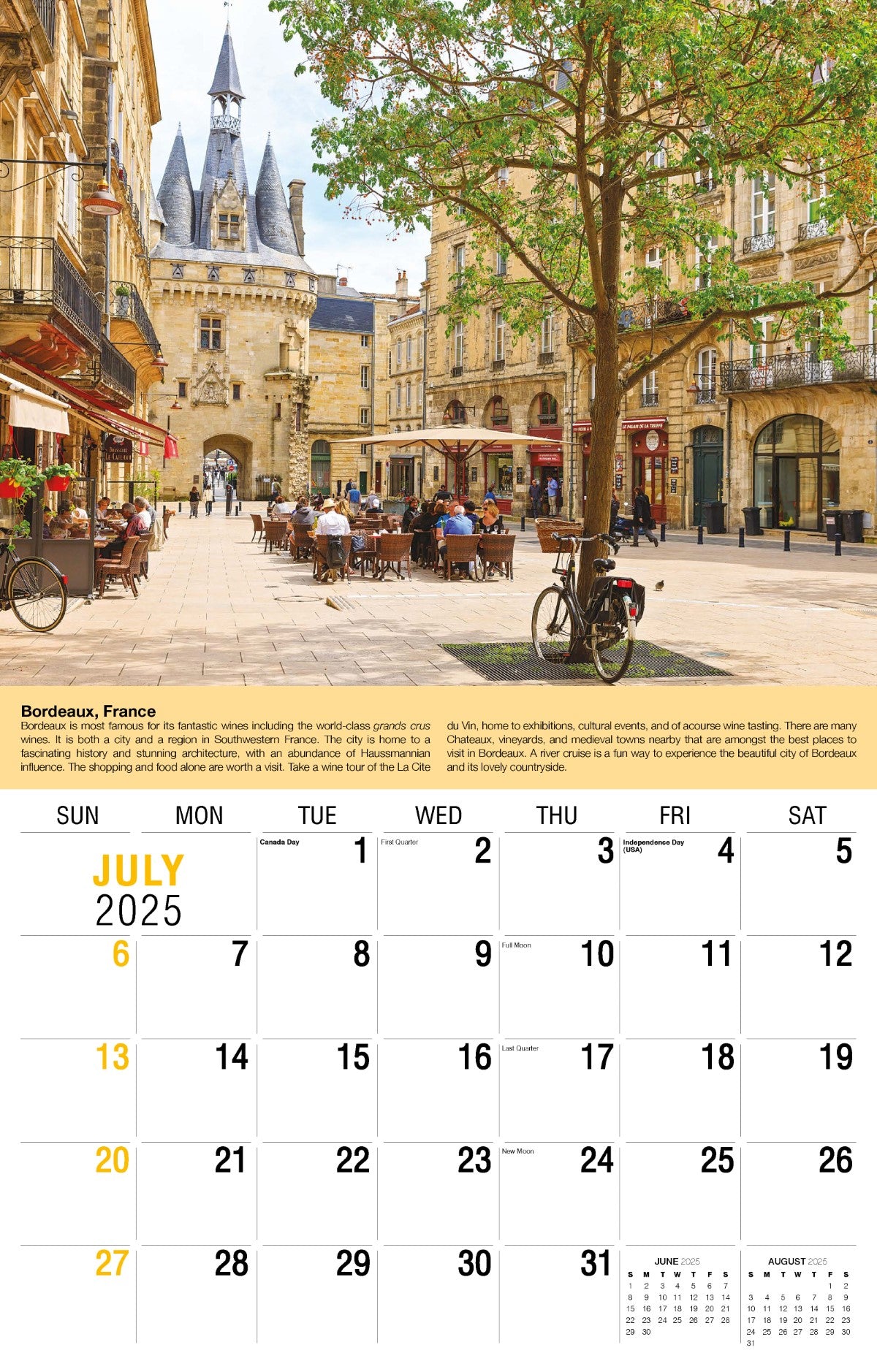 Galleria Wall Calendar 2025 World Travel