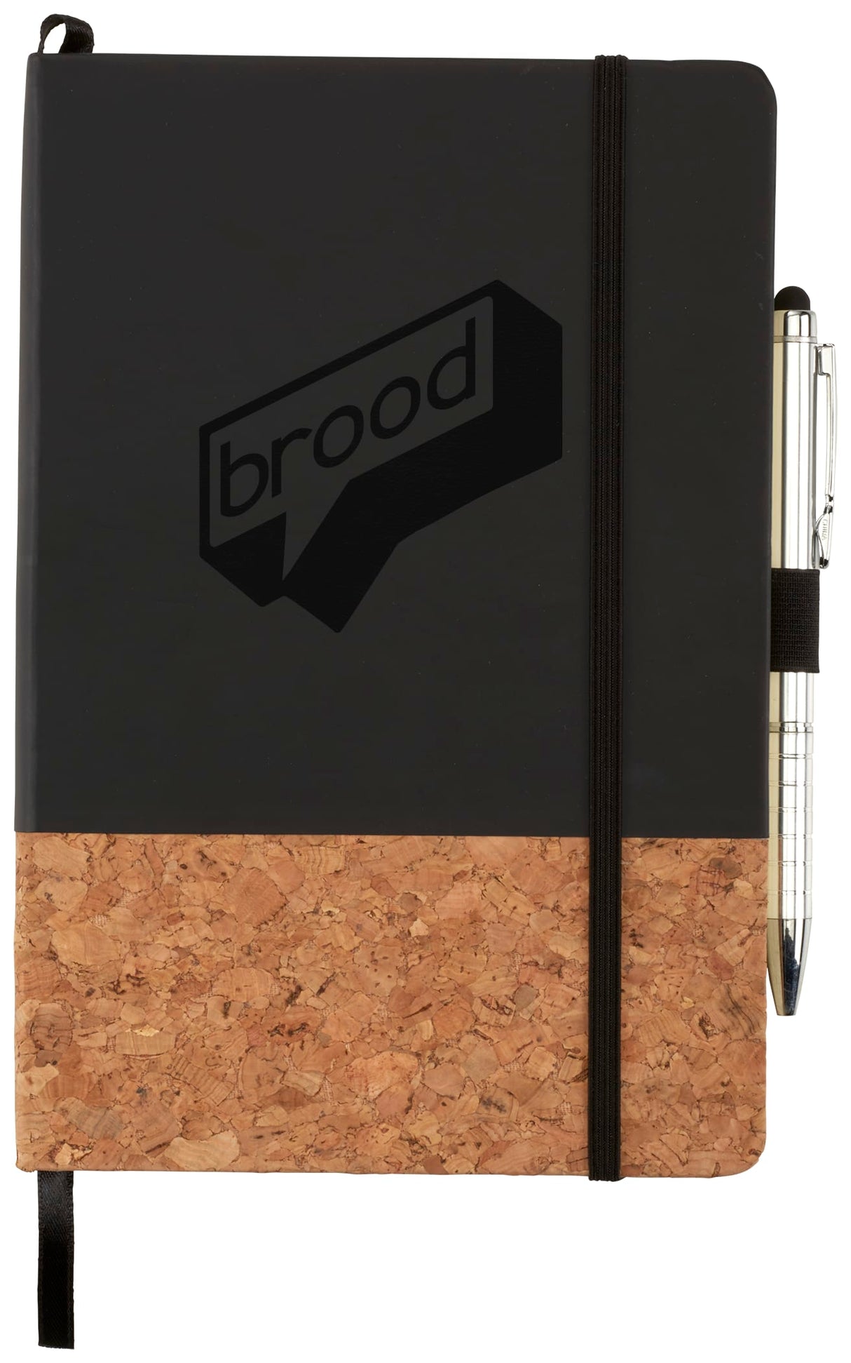 5.5" x 8.5" FSC Lucca Cork Hard Bound JournalBook