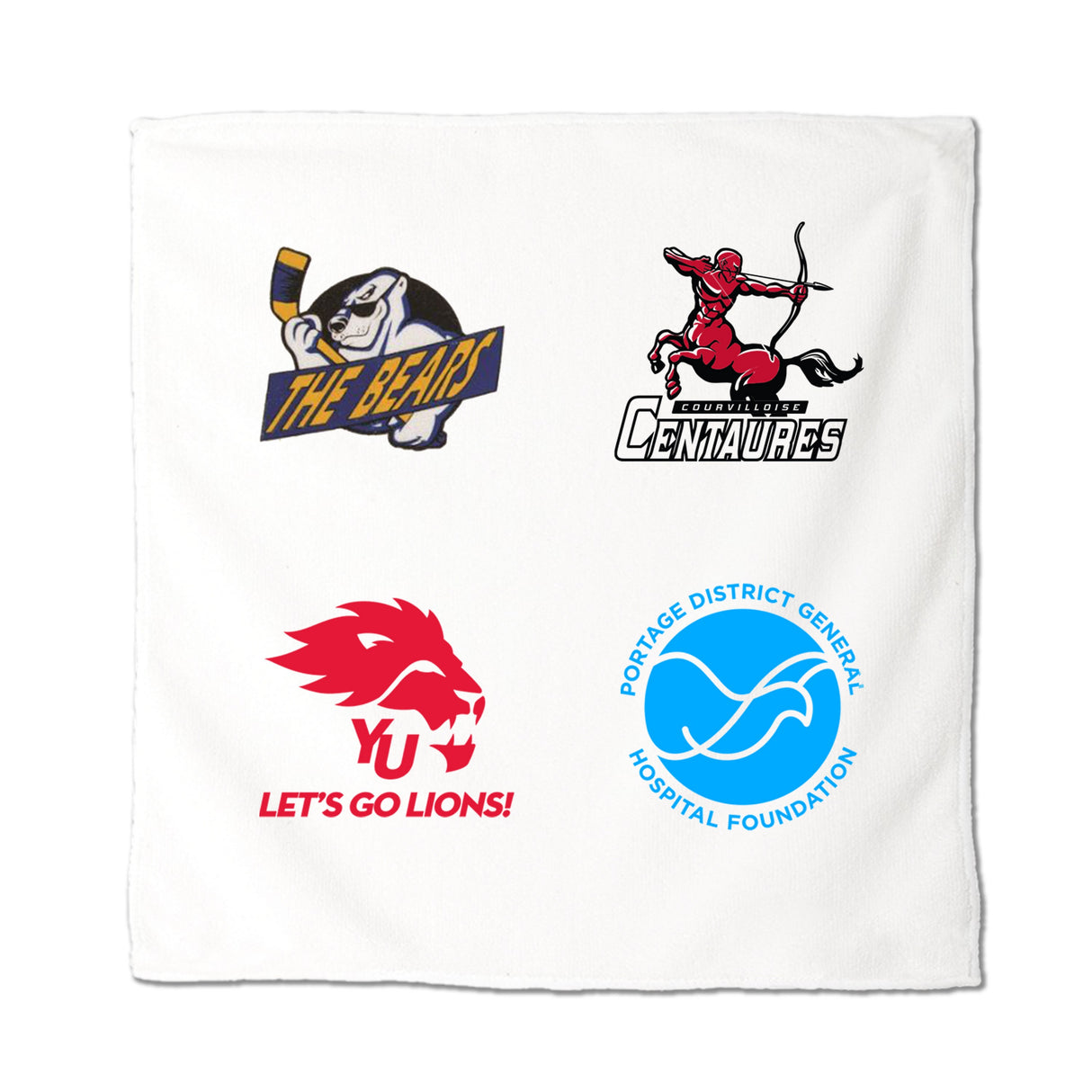 Sublimated Microfiber Rally Towel 16"x16"
