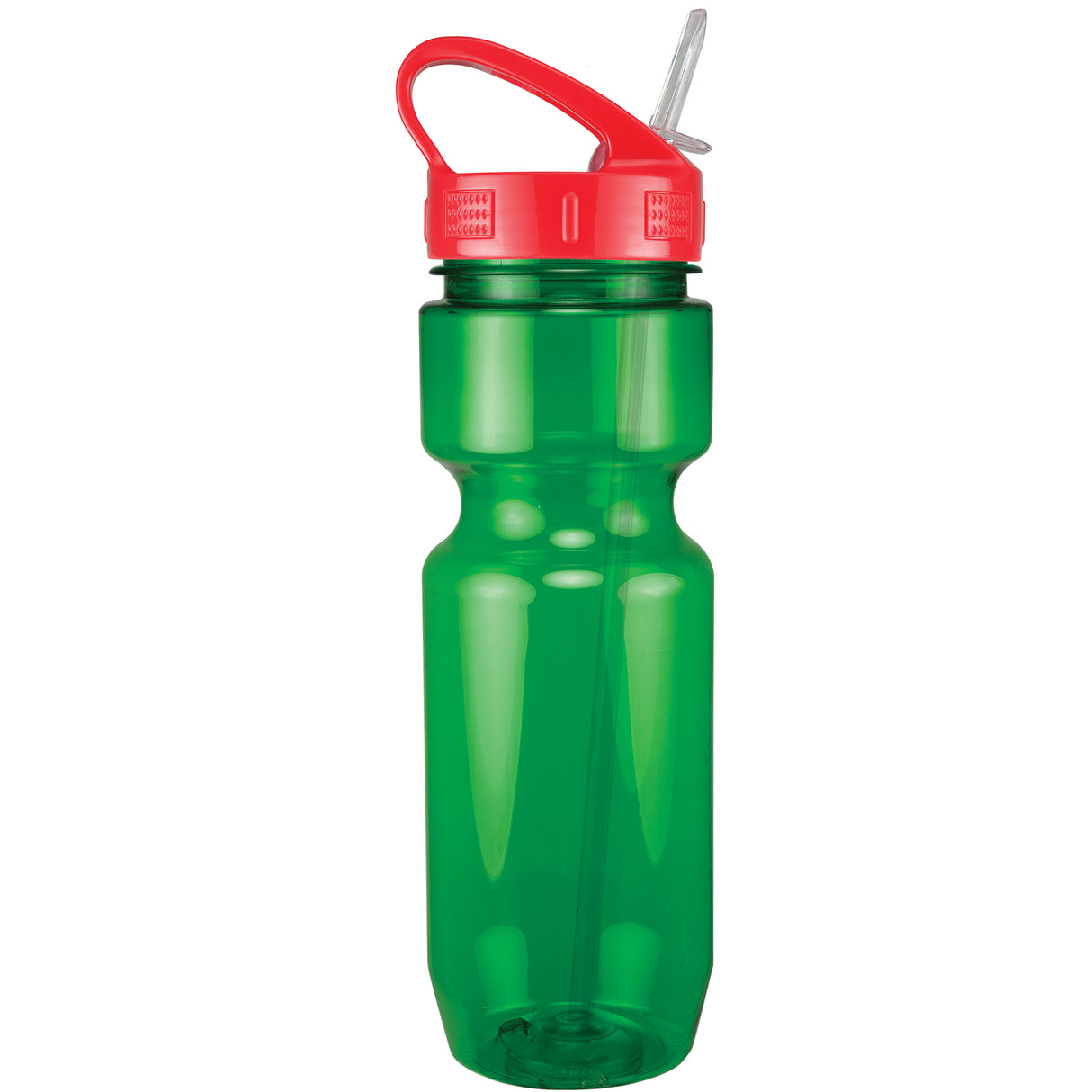 22 Oz. Translucent Bike Bottle w/ Sport Sip Lid and Straw