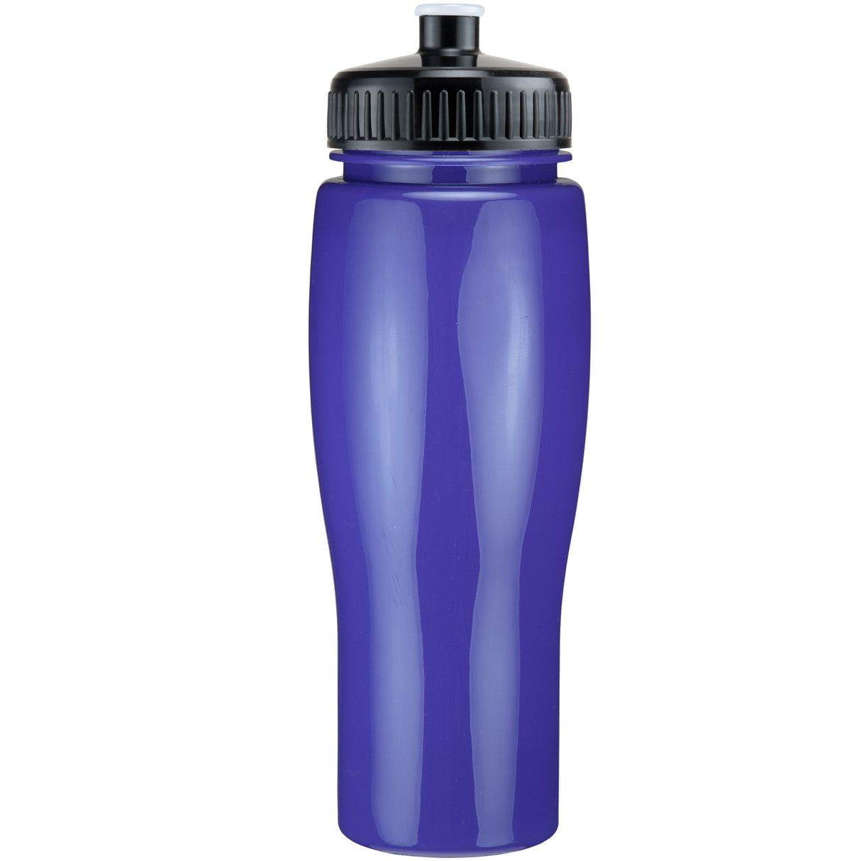 24 Oz. Contour Bottle w/ Push Pull Lid - Solid Colors