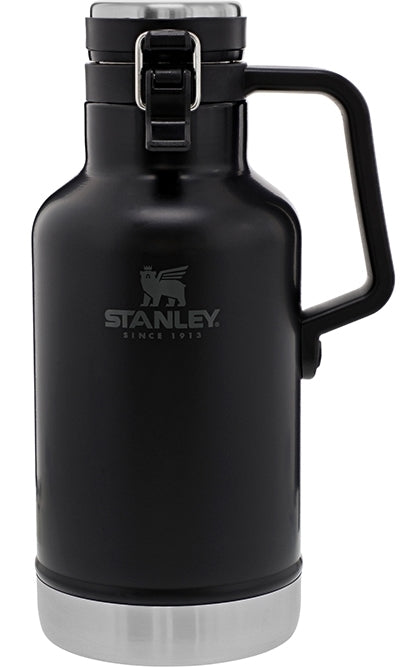 Stanley® Classic Easy-Pour Growler 64oz vacuum insulated stainless black matte