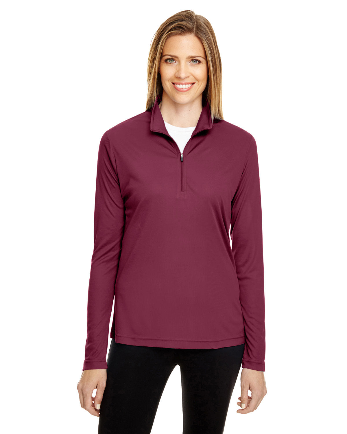000221 Team 365 Ladies' Zone Performance Quarter-Zip