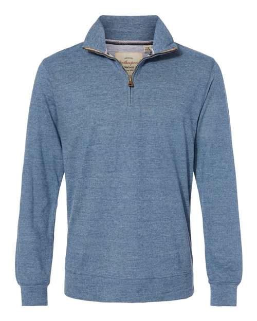 Weatherproof Vintage Microstripe Quarter-Zip Pullover