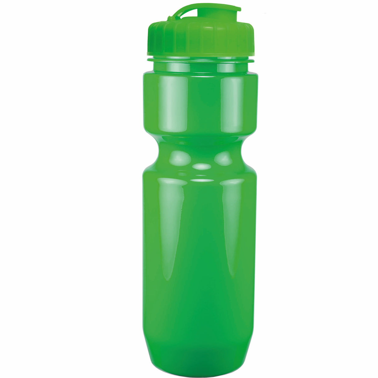 22 Oz. Bike Bottle w/ Flip Top Lid - Solid Colors
