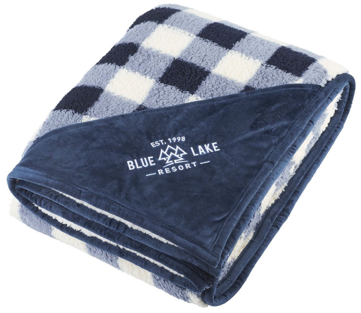 Field & Co.® Double Sided Plaid Sherpa Blanket