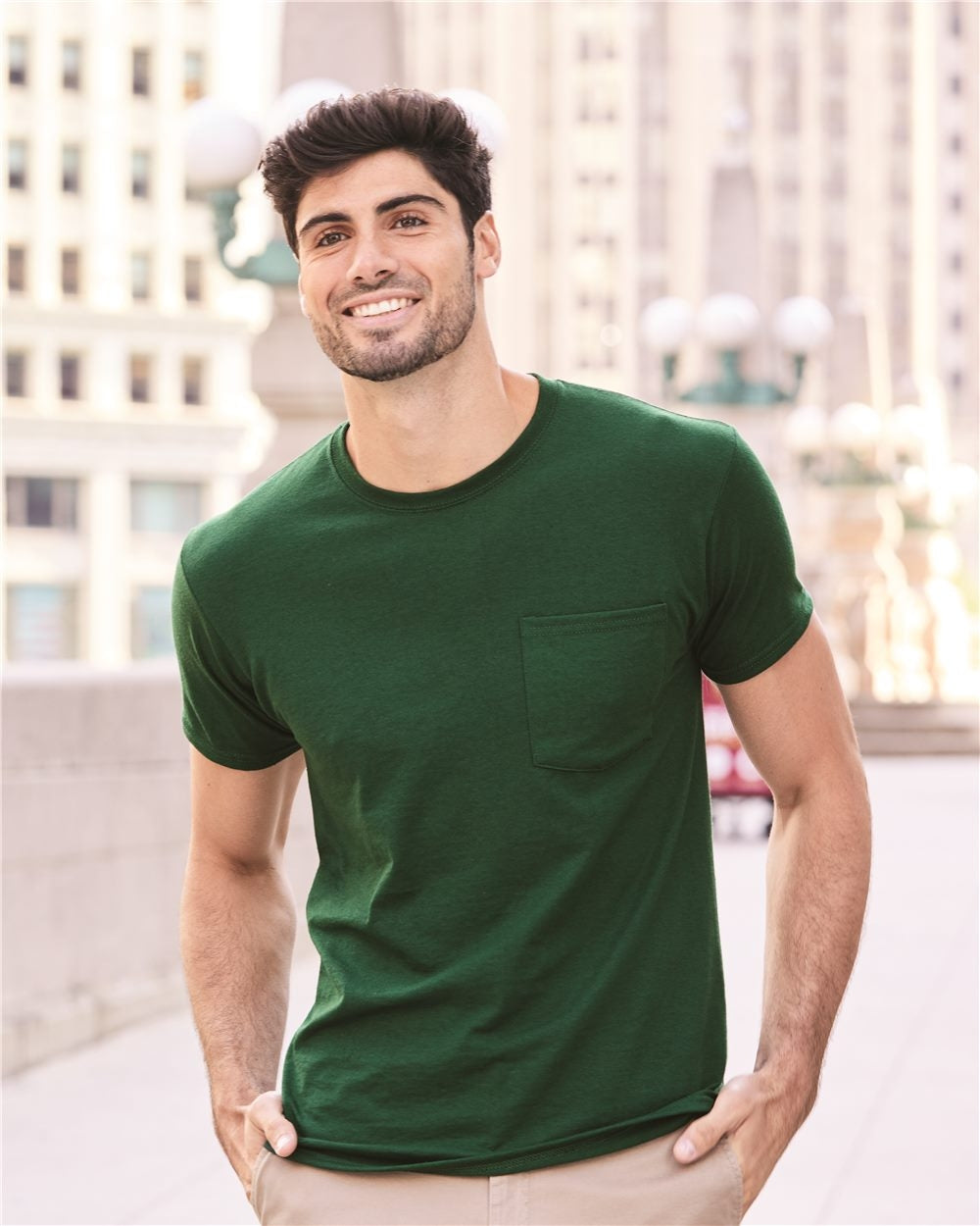 Jerzees® Dri-Power® 50/50 T-Shirt w/Pocket