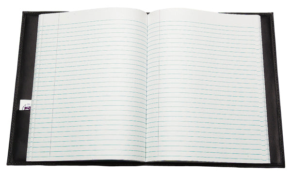 Book Cover brown genuine smooth leather with journal