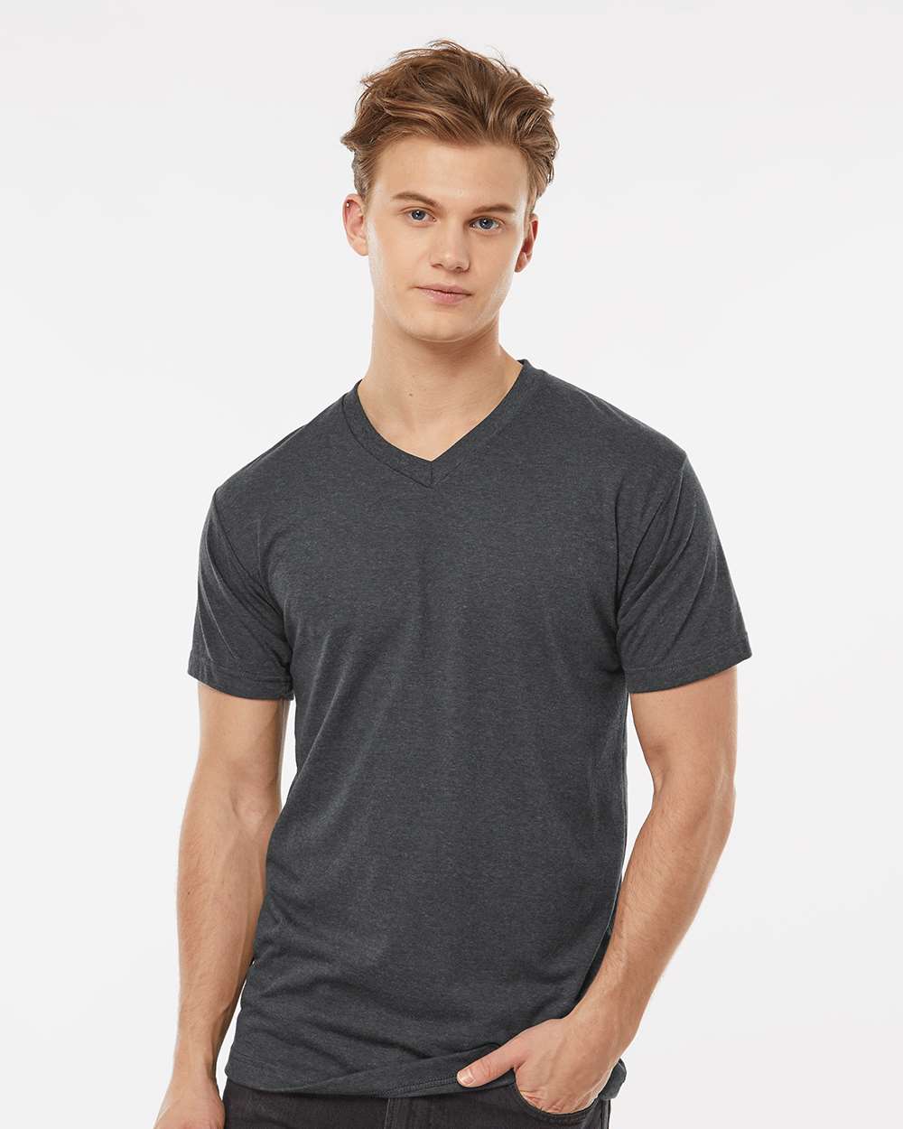 Tultex® Unisex Poly-Rich V-Neck T-Shirt