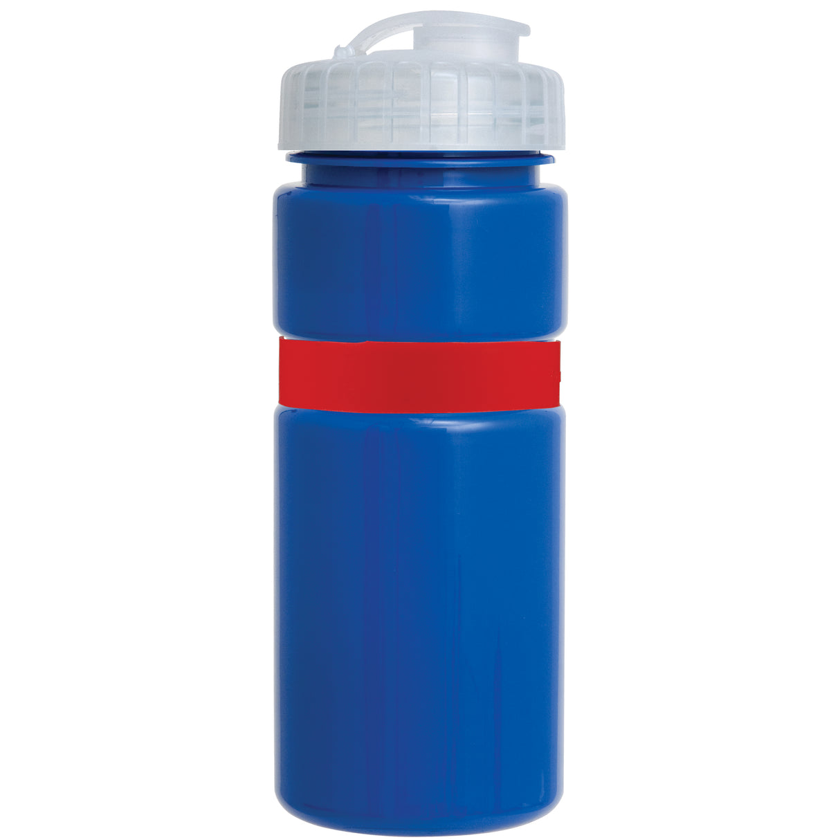 20 Oz. Sportster Bottle with Silicone Gripper Band w/ Push Pull Lid