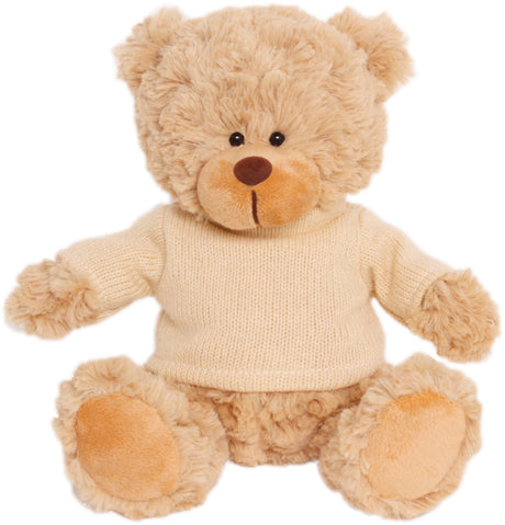11" Cooper Bear w/Machine Knit Embroidered Sweater