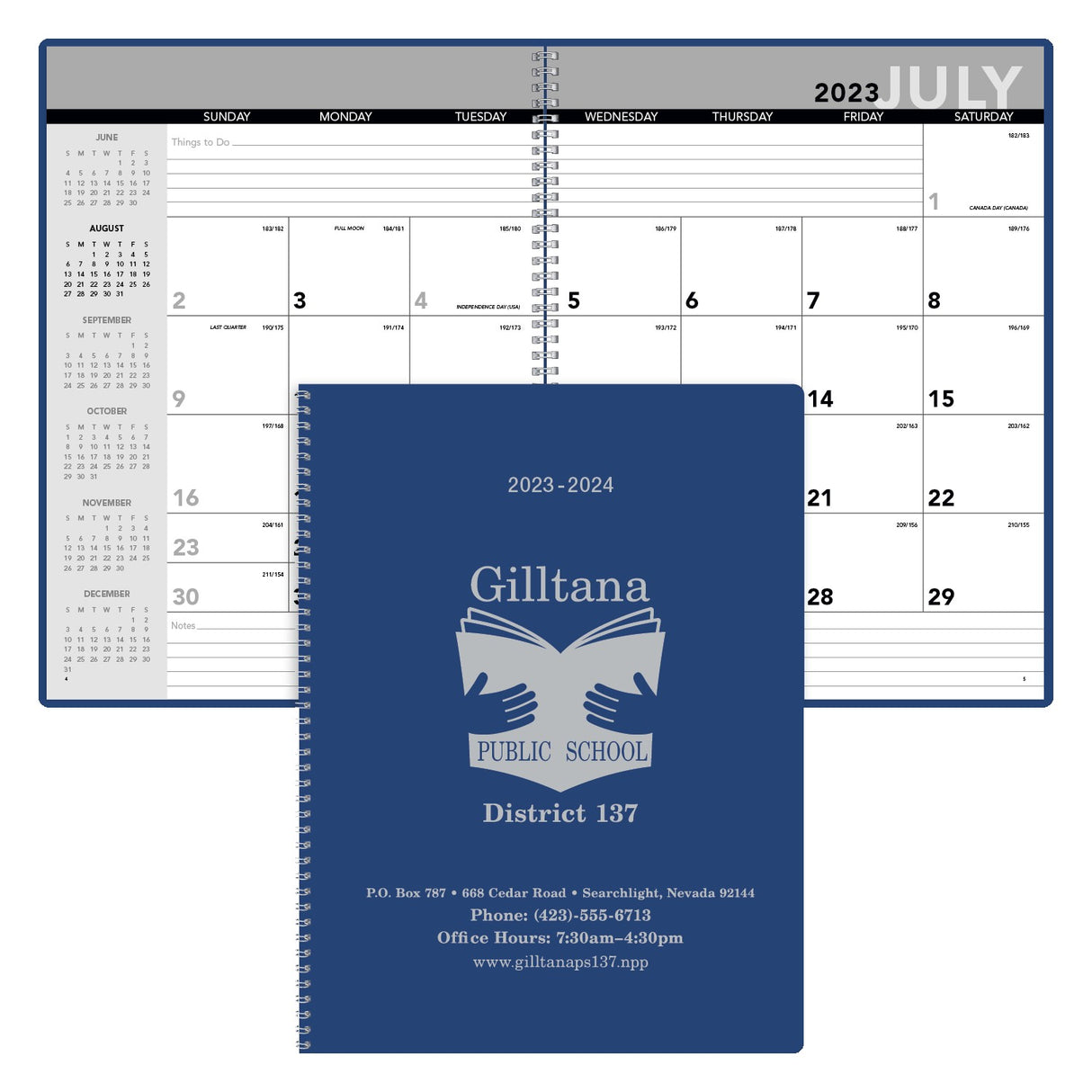 Academic Monthly Planner