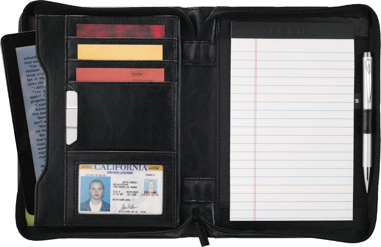 Renaissance Jr. Zippered Padfolio w FSC® Mix Paper
