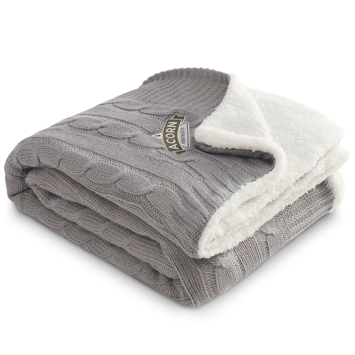 Field & Co.® Cable Knit Sherpa Blanket
