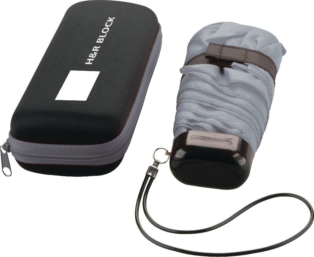 37" Mini Travel Umbrella w/ Case