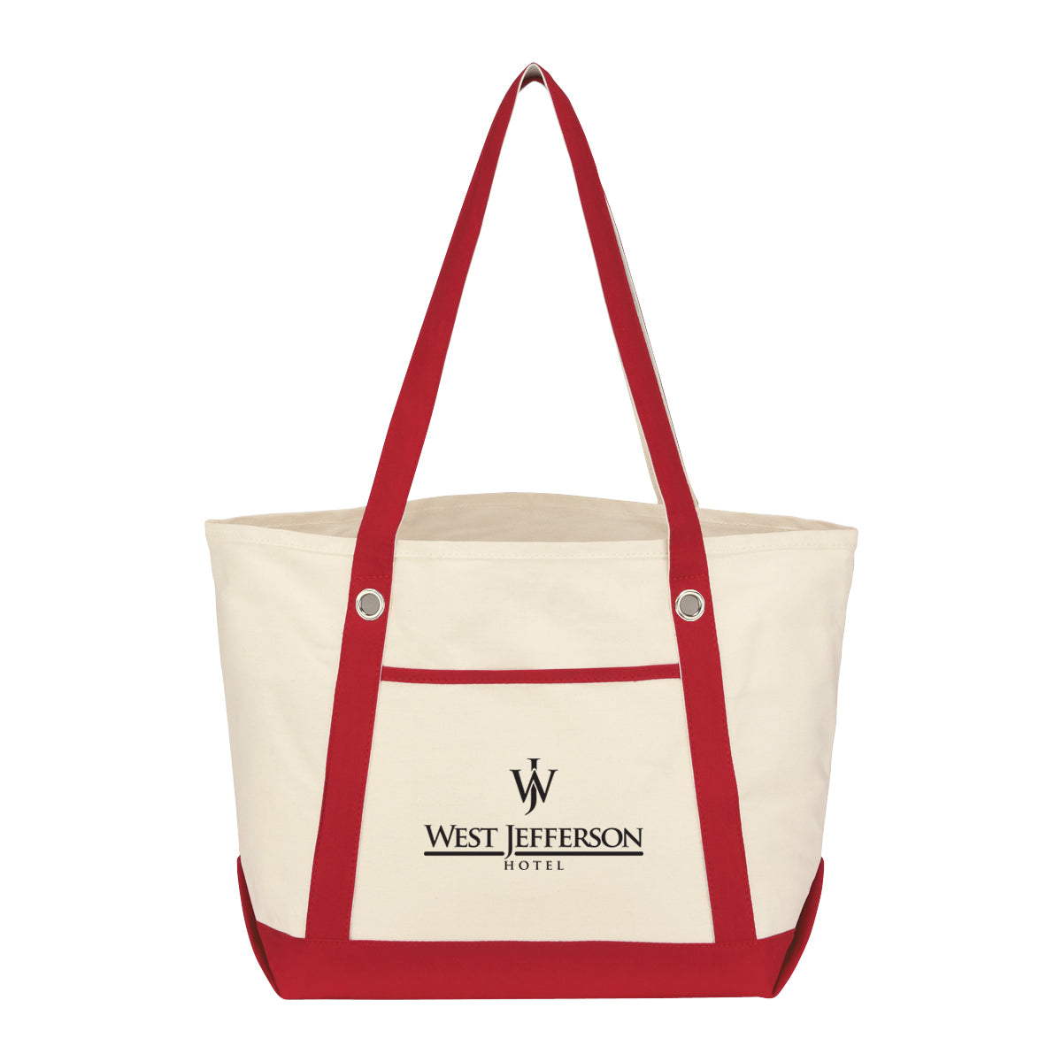 Medium Cotton Canvas Sailing Tote Bag