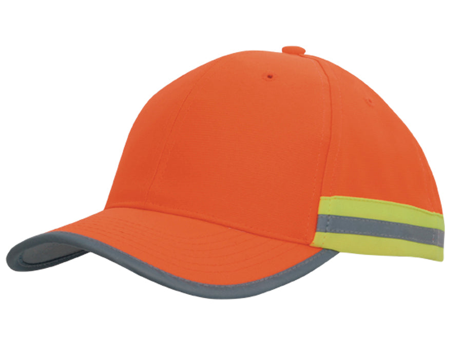 Hi Vis Cap w/Reflective Tape