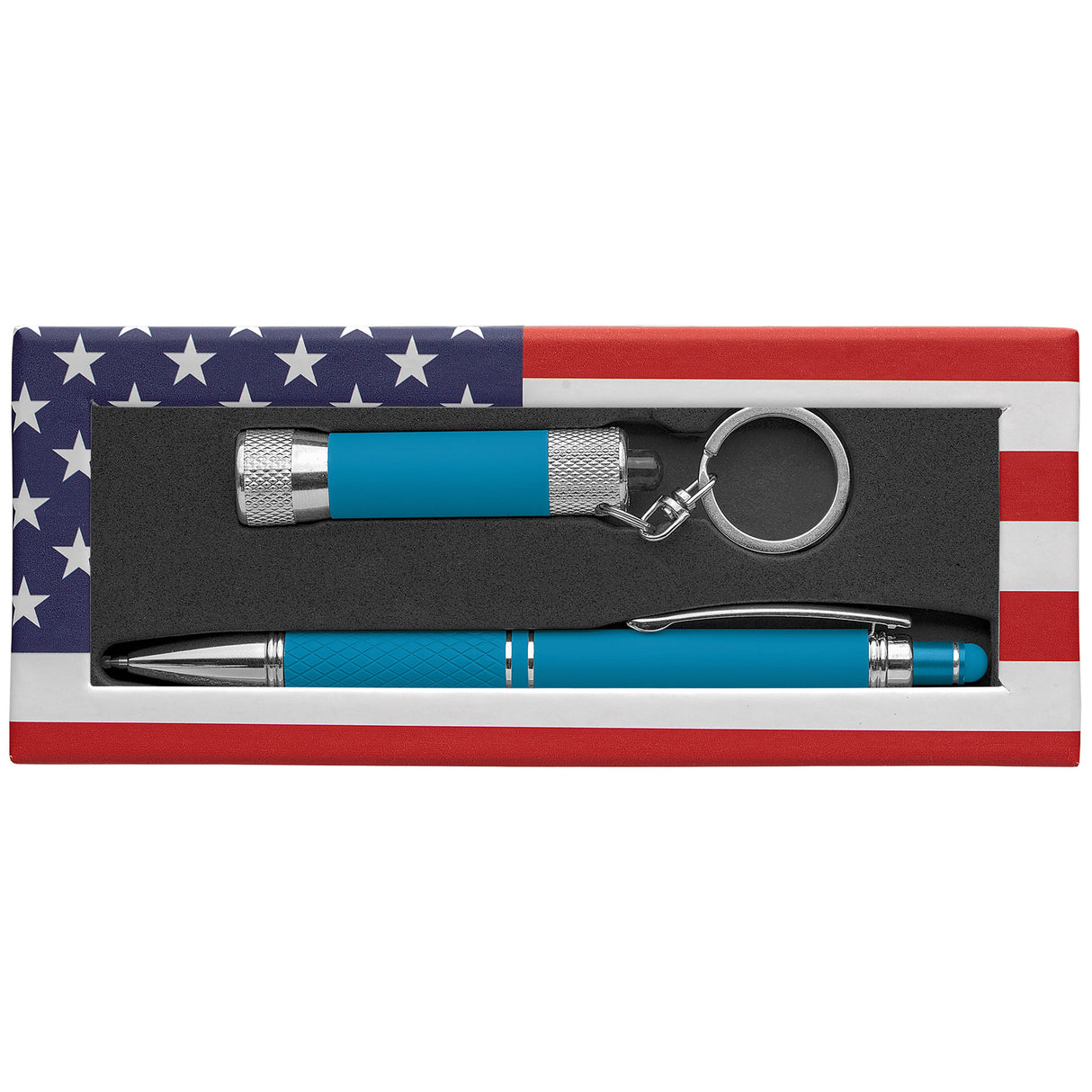 Phoenix & Chroma Softy American Flag Window Gift Set - Laser