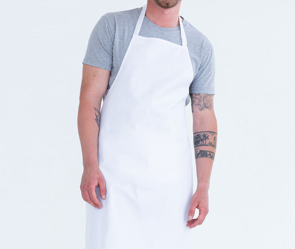 100% Spun Polyester Bib Apron 30"X35"