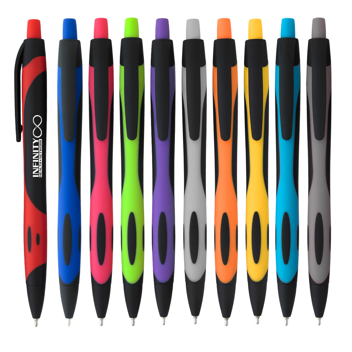 Two-tone Sleek Write Rubberized Pen