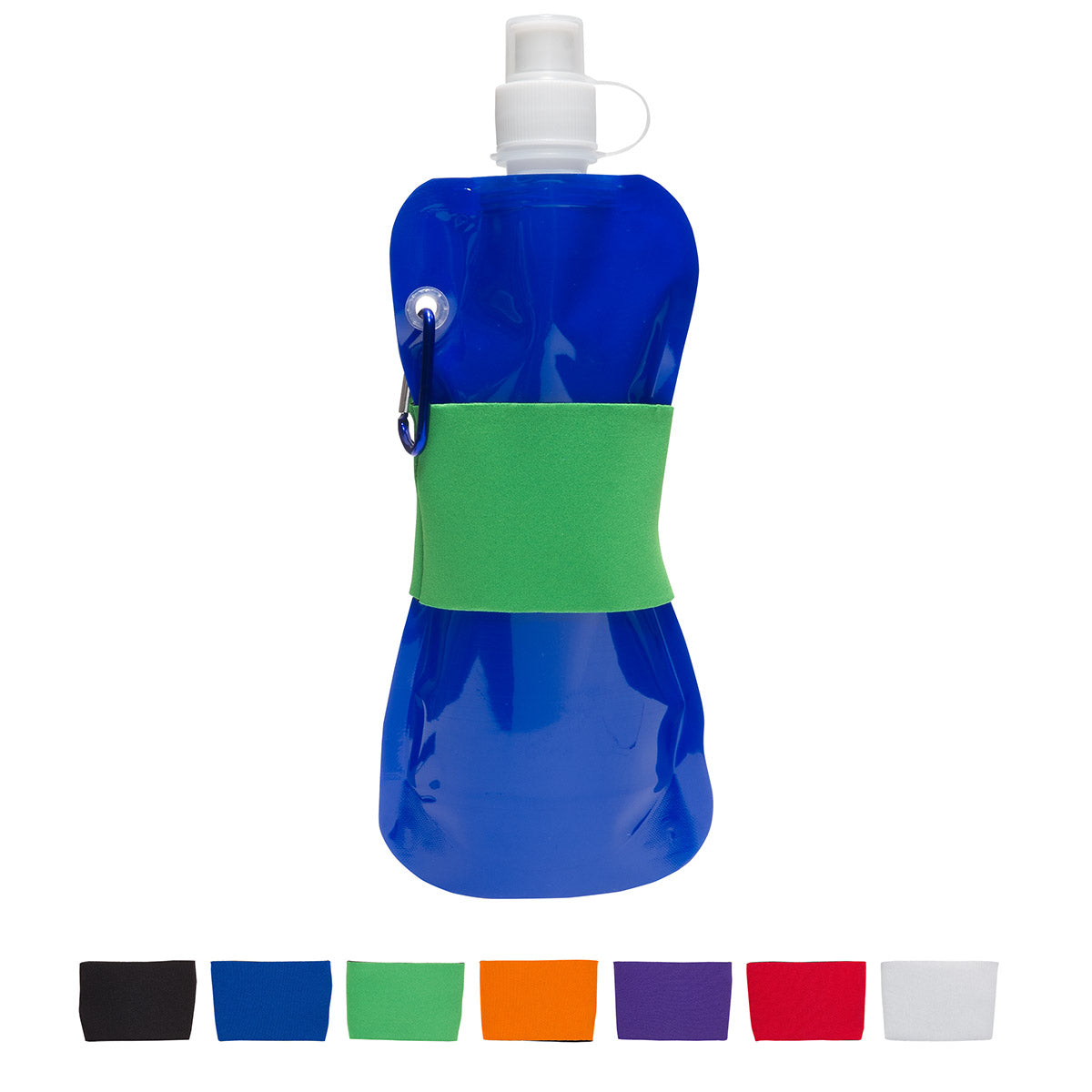 Comfort Grip Flex 16 oz Water Bottle with Neoprene Waist Sleeve